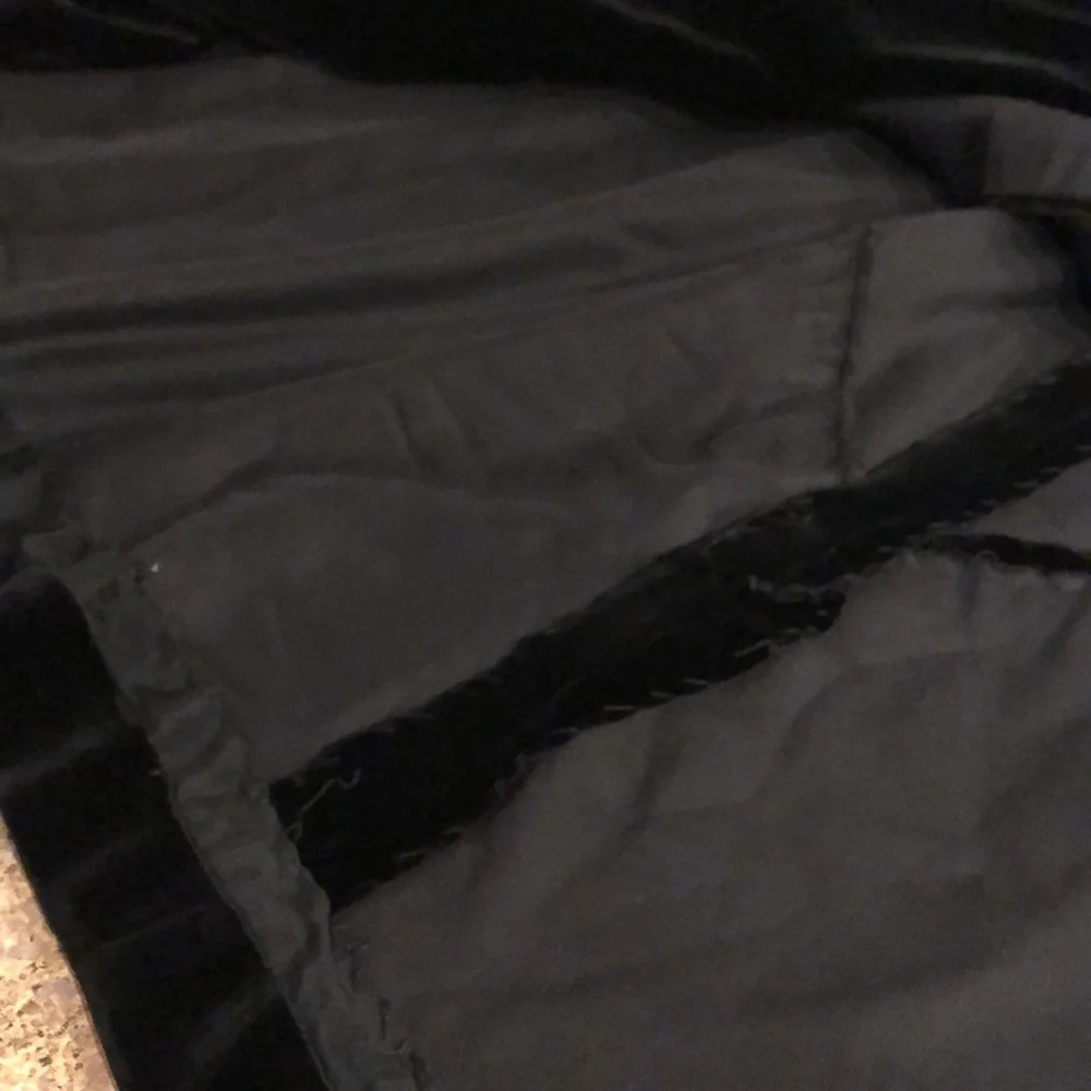 Vintage Black Velvet Long Dress Handmade Small? XS? See Rough Measurements - Picture 9 of 17